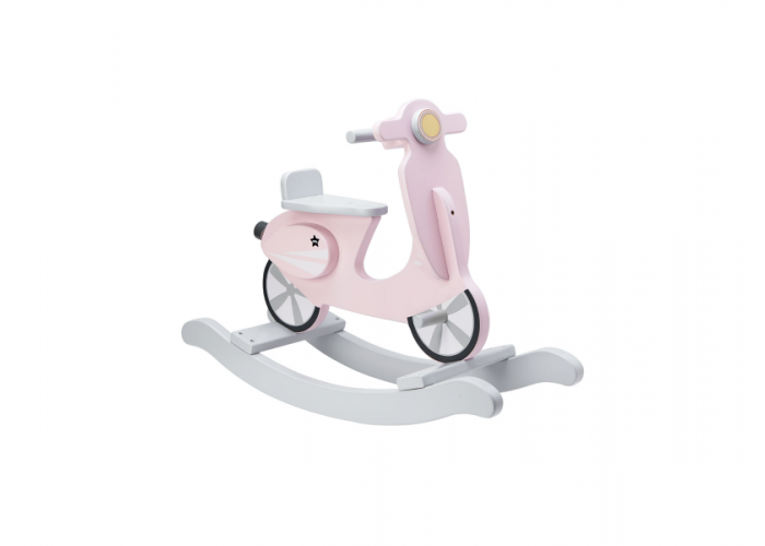 Houpací skútr dřevěný