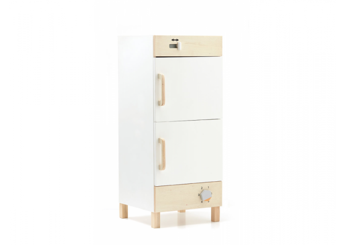 Lednice a mrazák dřevěné Bistro