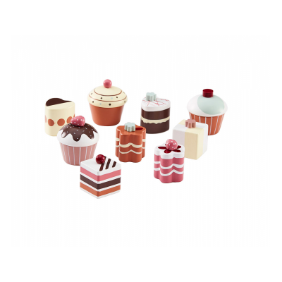 Zákusky dřevěné Bistro