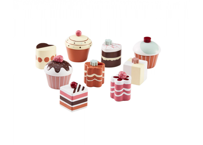 Zákusky dřevěné Bistro