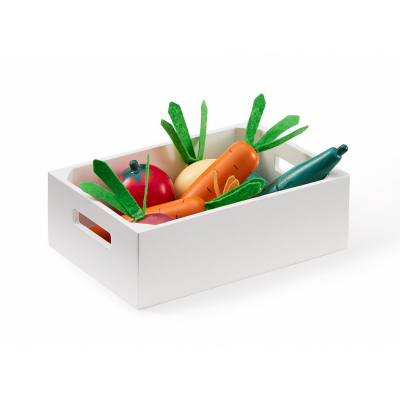 Zelenina v bedýnce dřevěná Bistro