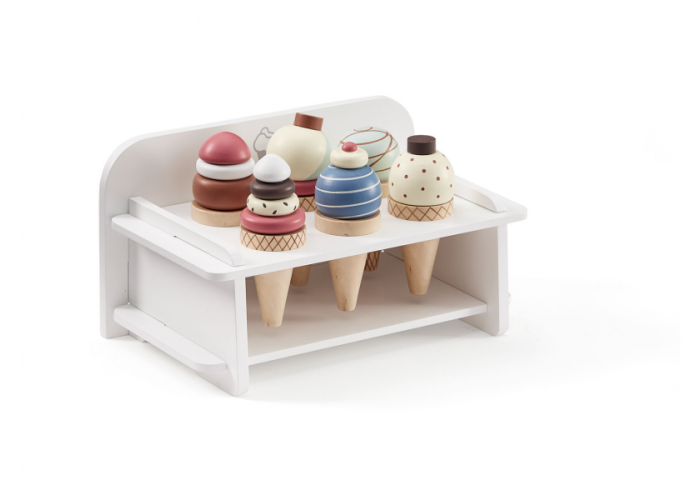 Zmrzlina dřevěná se stojanem Bistro