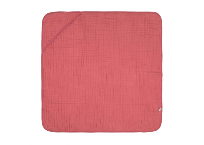 Muslin Hooded Towel rosewood